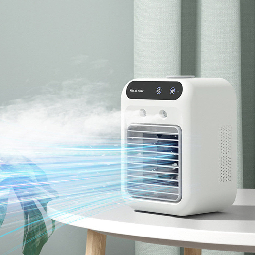 Portable Air Conditioner for Room & Office | Mini Air Cooler Fan with Water Cooling | Personal AC for Home & Car | Low Power Cooling - OwnzoKart