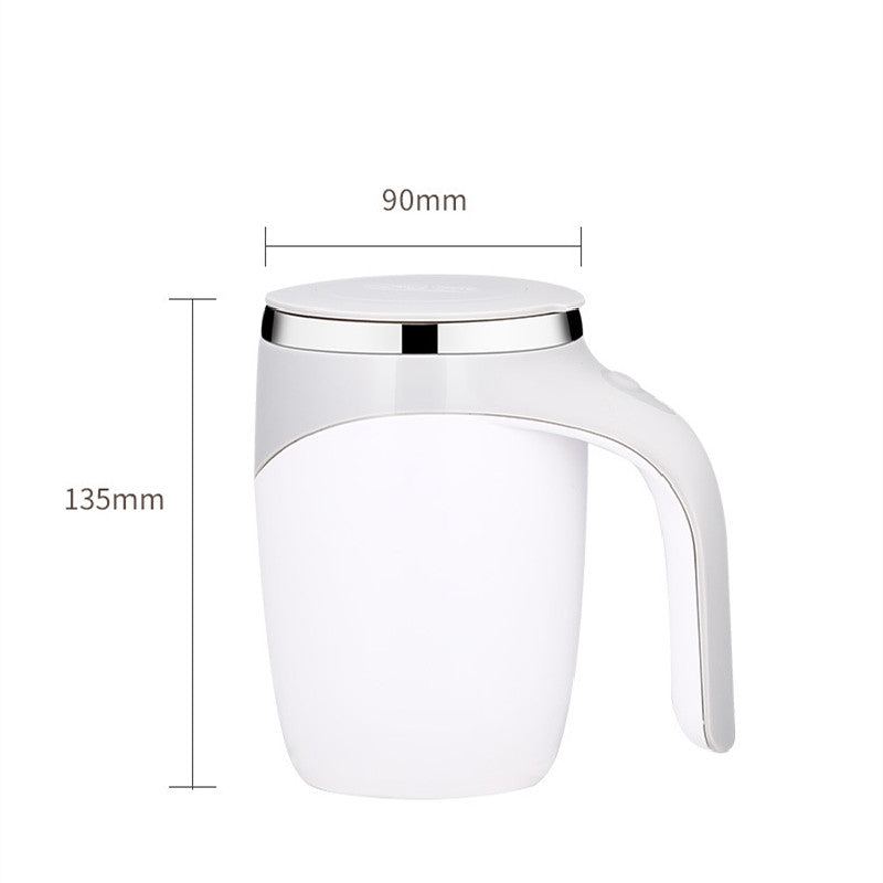 Rechargeable Automatic Self Stirring Coffee Mug | Electric Magnetic Stirring Cup 304 Stainless Steel | Portable Milkshake & Tea Mixing Cup 400ml - OwnzoKart