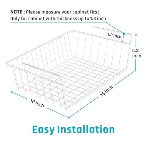 Rectangular Under Shelf Basket