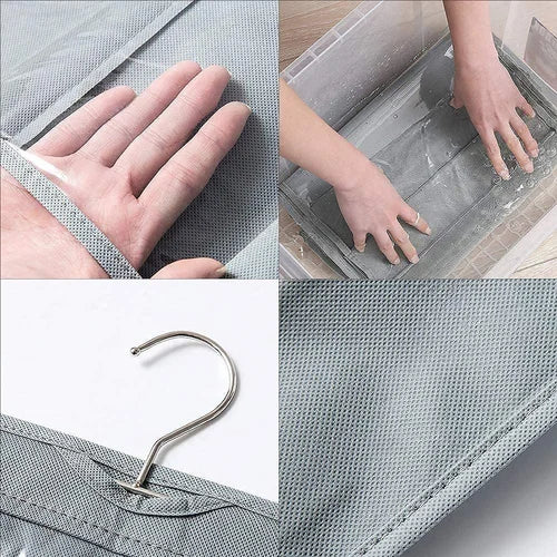 6 Pocket Hanging Purse Organizer for Wardrobe