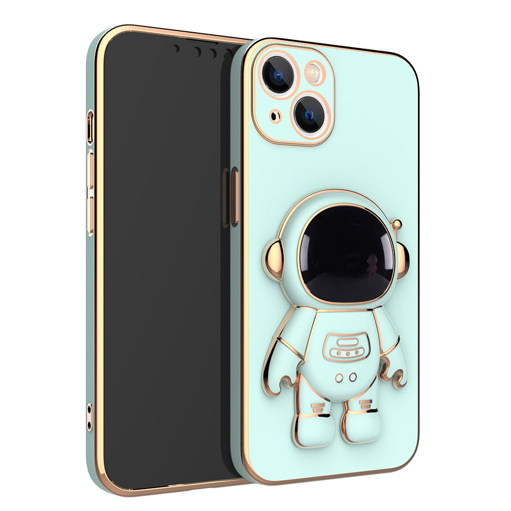 3D Astronaut Phone Case Anti-Drop Electroplating Bracket - OwnzoKart