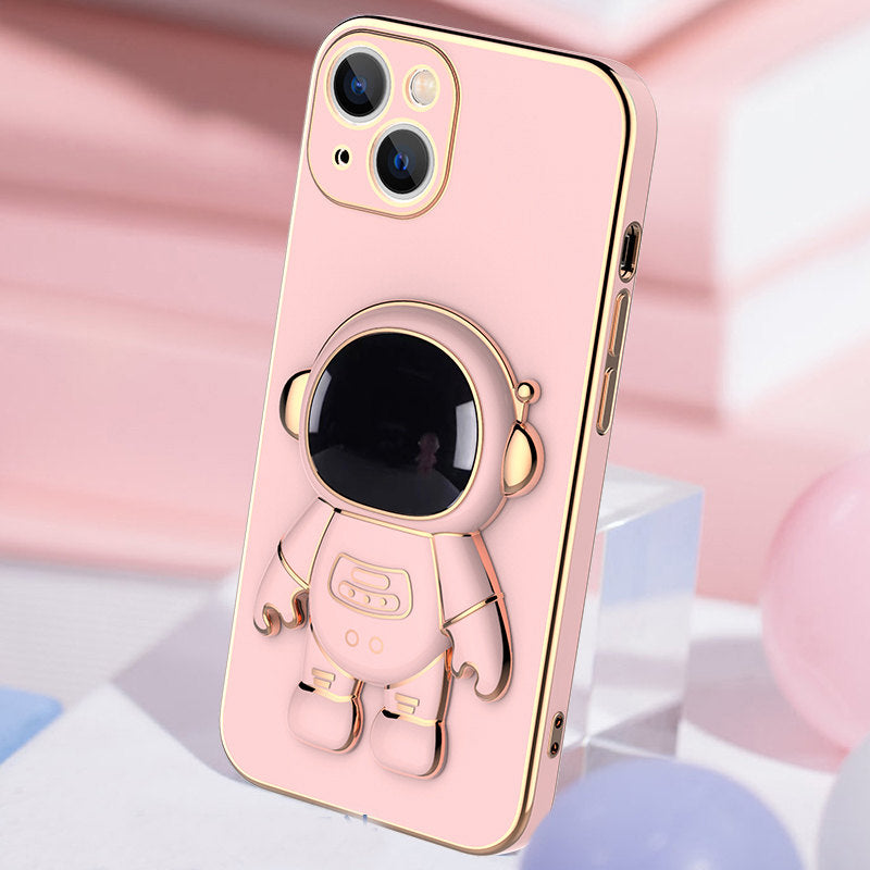 3D Astronaut Phone Case Anti-Drop Electroplating Bracket - OwnzoKart