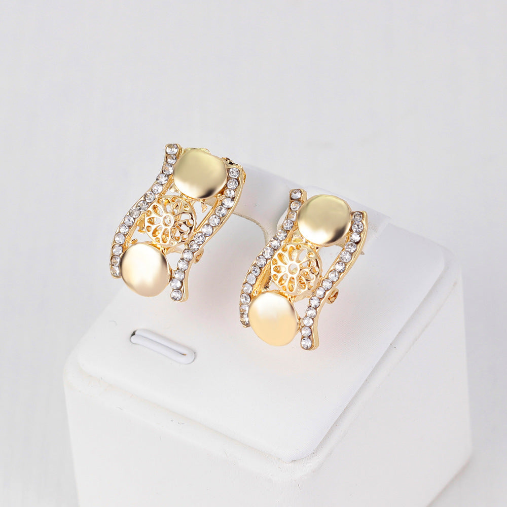 New European And American Exaggerated Jewelry Sets, Women's Bridal Jewelry Four Sets - OwnzoKart