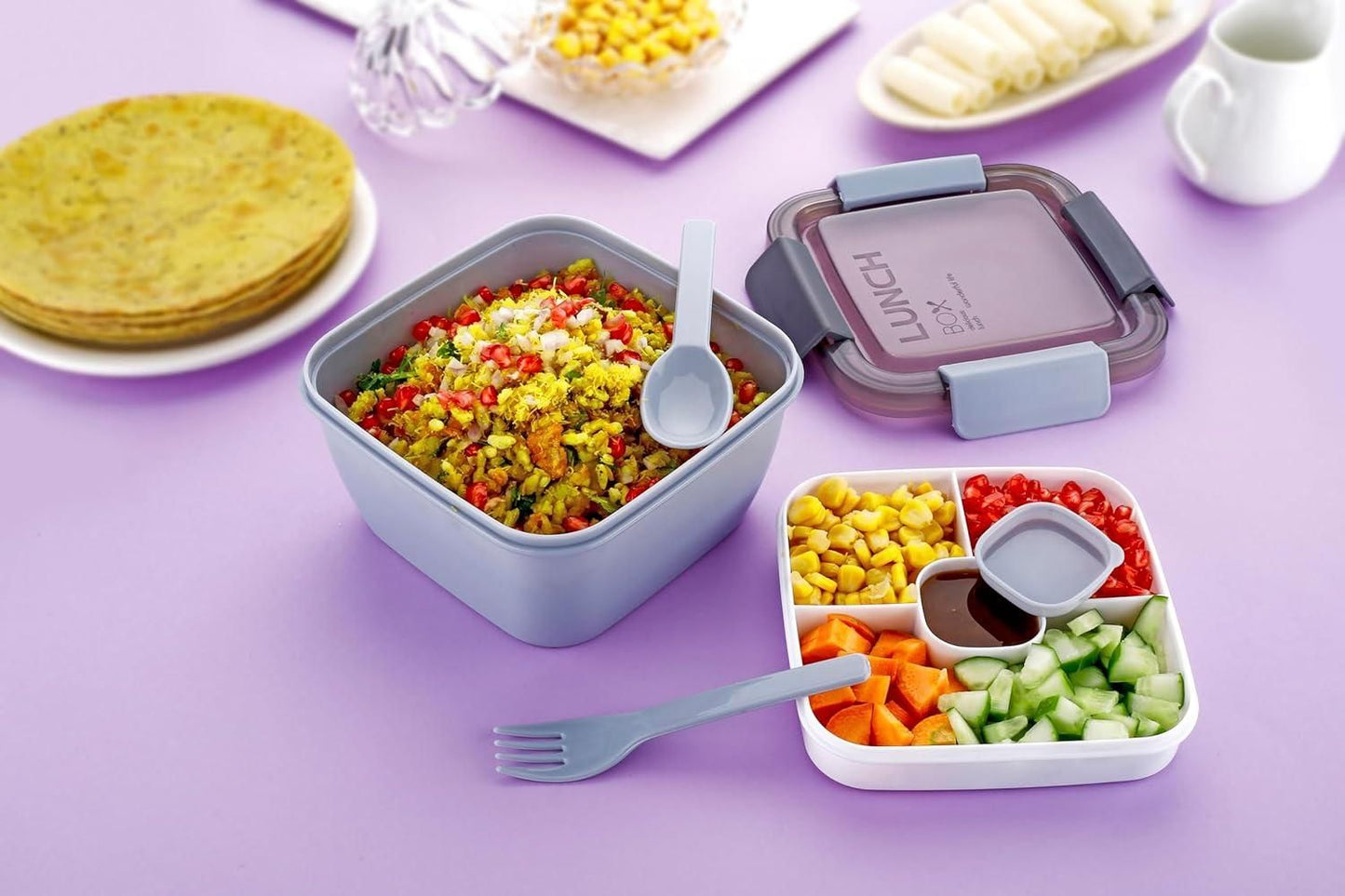 Tight Modular Plastic Storage Container Lunch Box - OwnzoKart