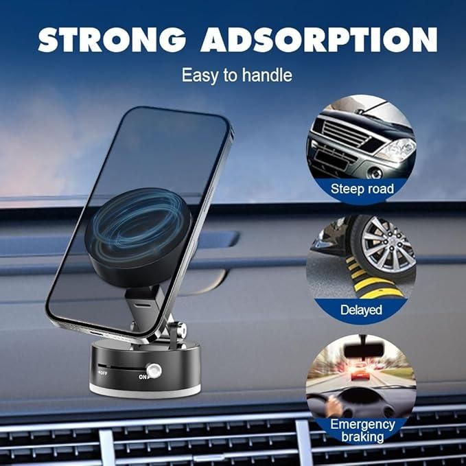 Vacuum Magnetic Suction Phone Holder - OwnzoKart