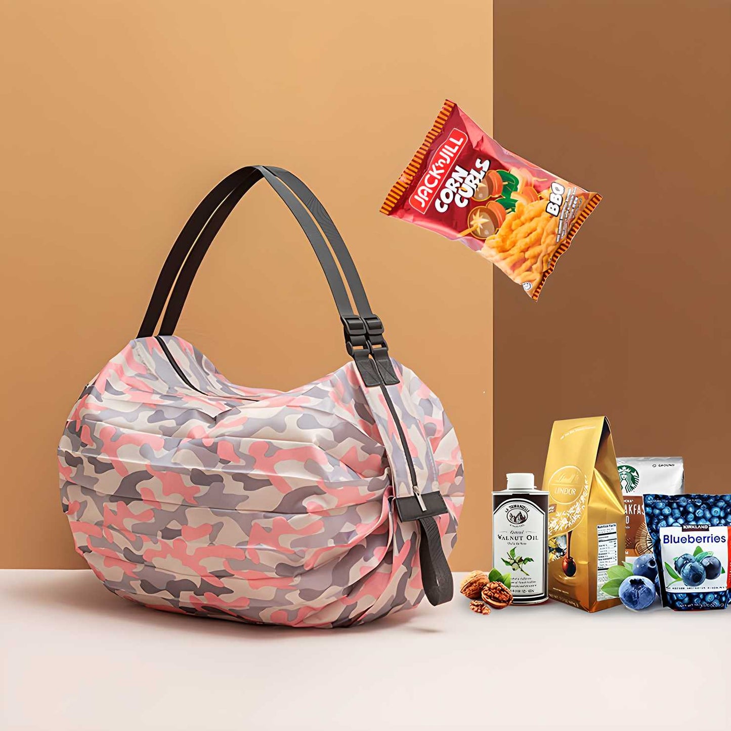 Two Pieces Foldable Shopping Bag - OwnzoKart