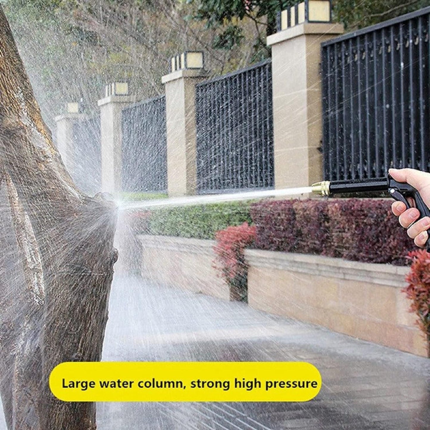 Portable High-Pressure Water Spray Nozzle – Adjustable Garden Hose Sprayer for Efficient Watering - OwnzoKart