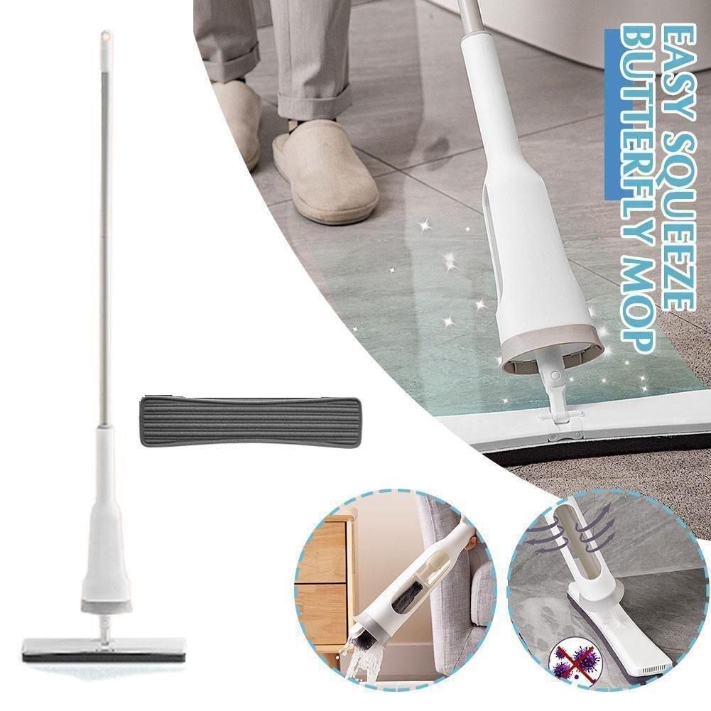 Squeezing Mop, Folding Sponge Absorbs More - OwnzoKart
