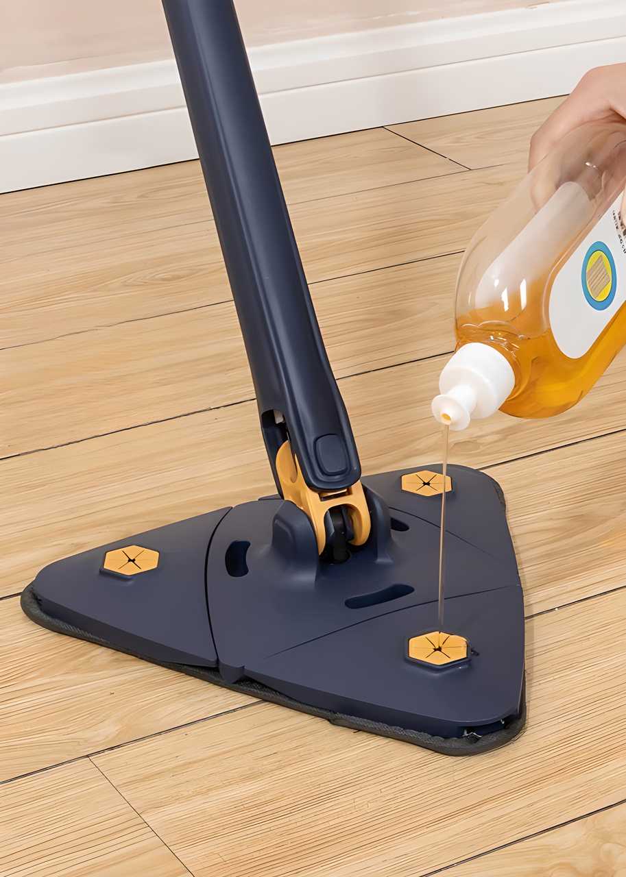 Blue Squeezing Triangle Cleaning Mop - OwnzoKart