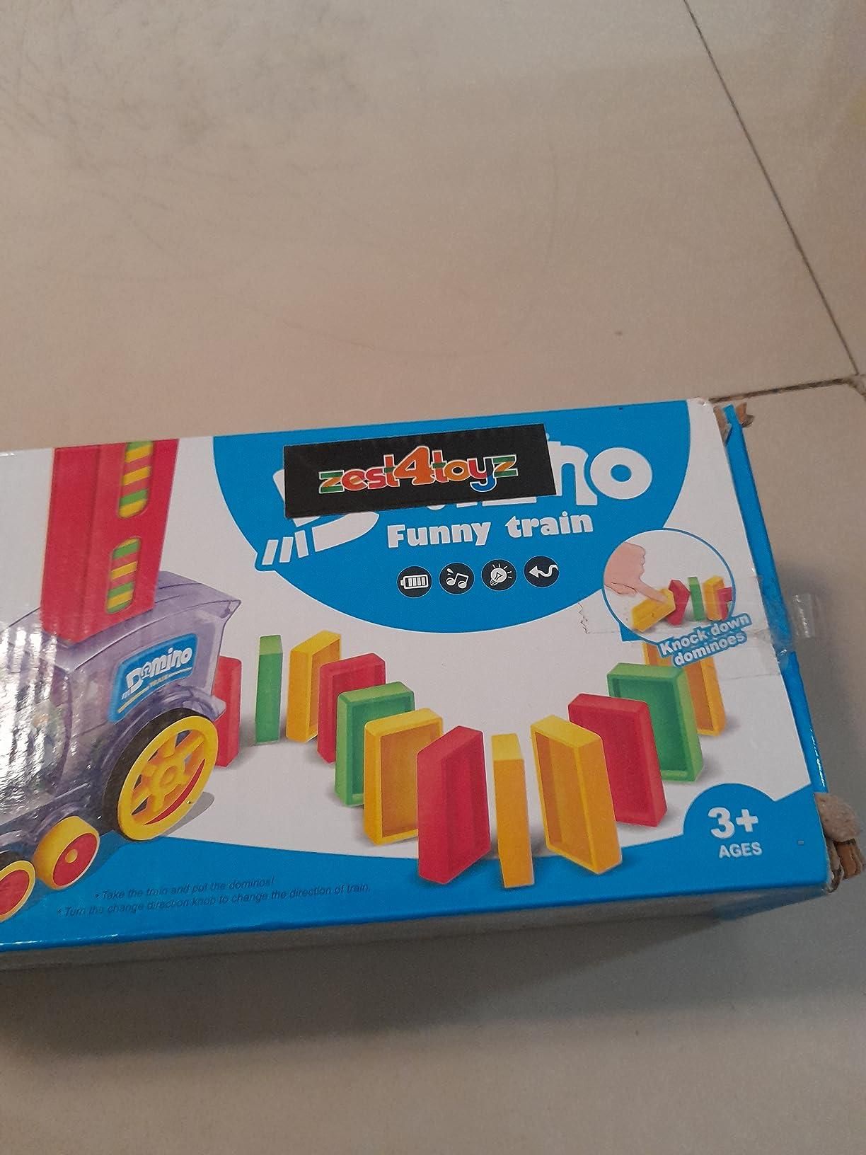 Train Toy Domino Set for Kids BPA Free Plastic with Sound Effects - OwnzoKart