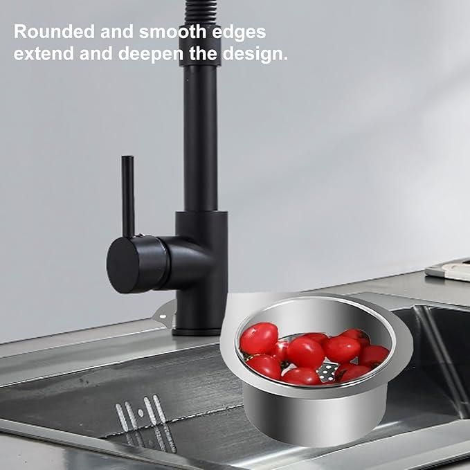 Stainless Steel Swan Drain Basket Sink Strainer - OwnzoKart
