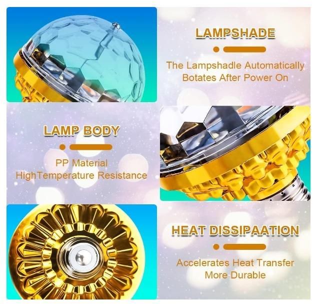 Rotating Magic Ball Light with Lamp Holder Set - OwnzoKart