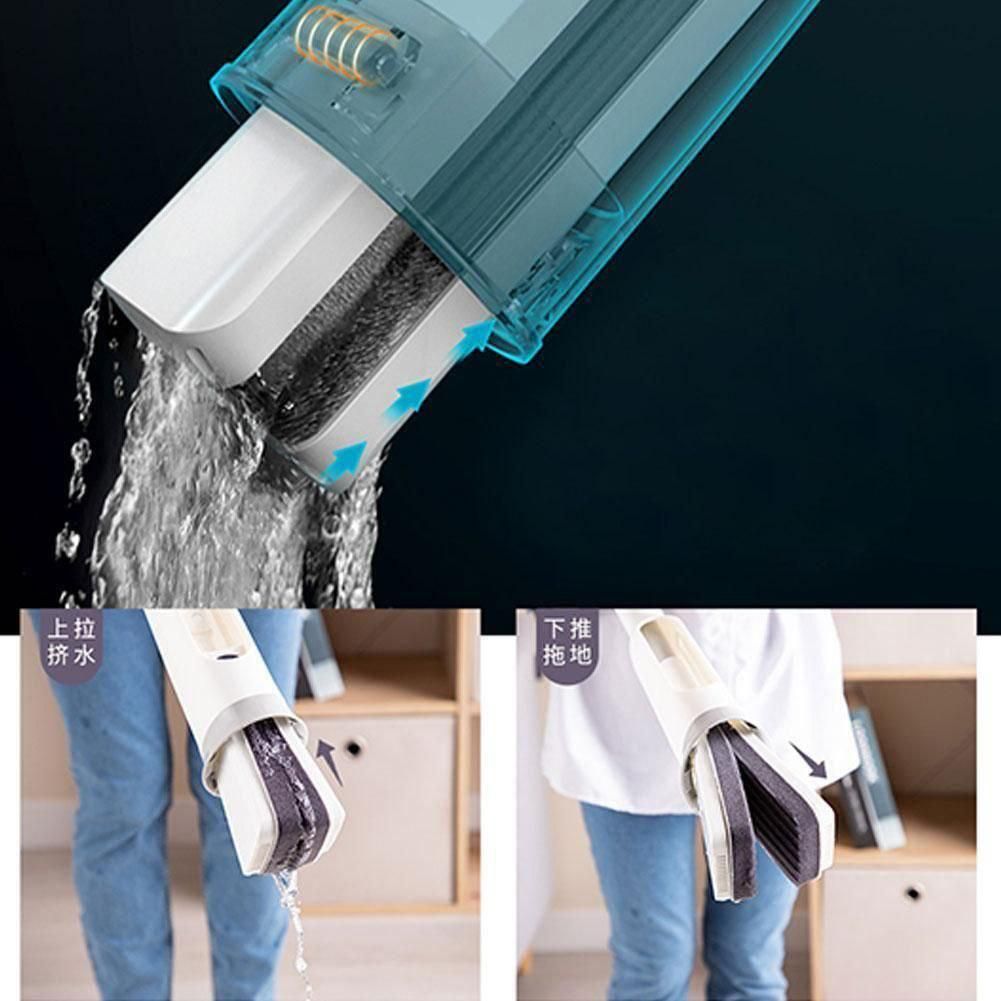 Squeezing Mop, Folding Sponge Absorbs More - OwnzoKart