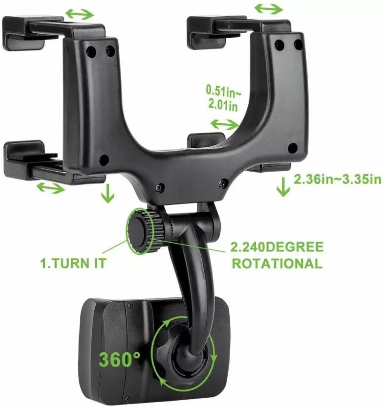 Mirror Mount Truck Auto Bracket Holder Cradle – Durable and Adjustable Accessory for Trucks - OwnzoKart