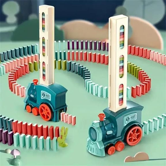 Train Toy Domino Set for Kids BPA Free Plastic with Sound Effects - OwnzoKart