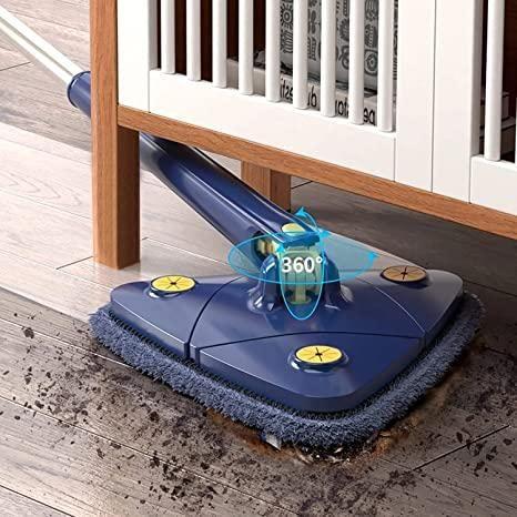Blue Squeezing Triangle Cleaning Mop - OwnzoKart
