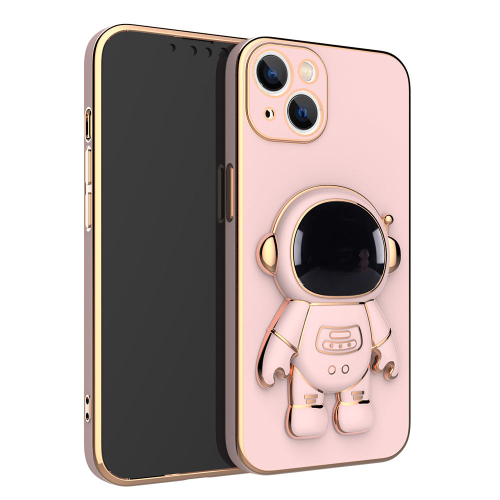 3D Astronaut Phone Case Anti-Drop Electroplating Bracket - OwnzoKart