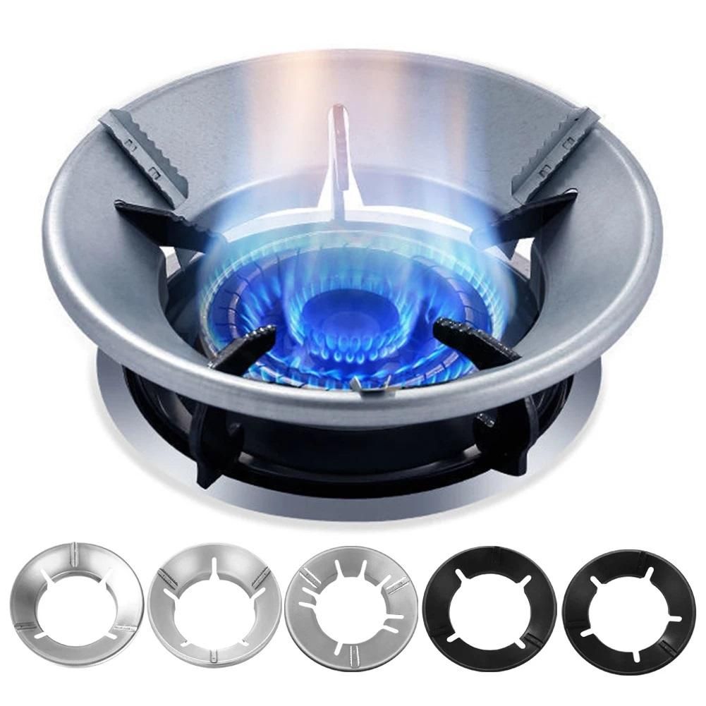 Windproof Gas Stove Energy Saver – Fire Reflection & Windshield Bracket (Pack of 2) - OwnzoKart