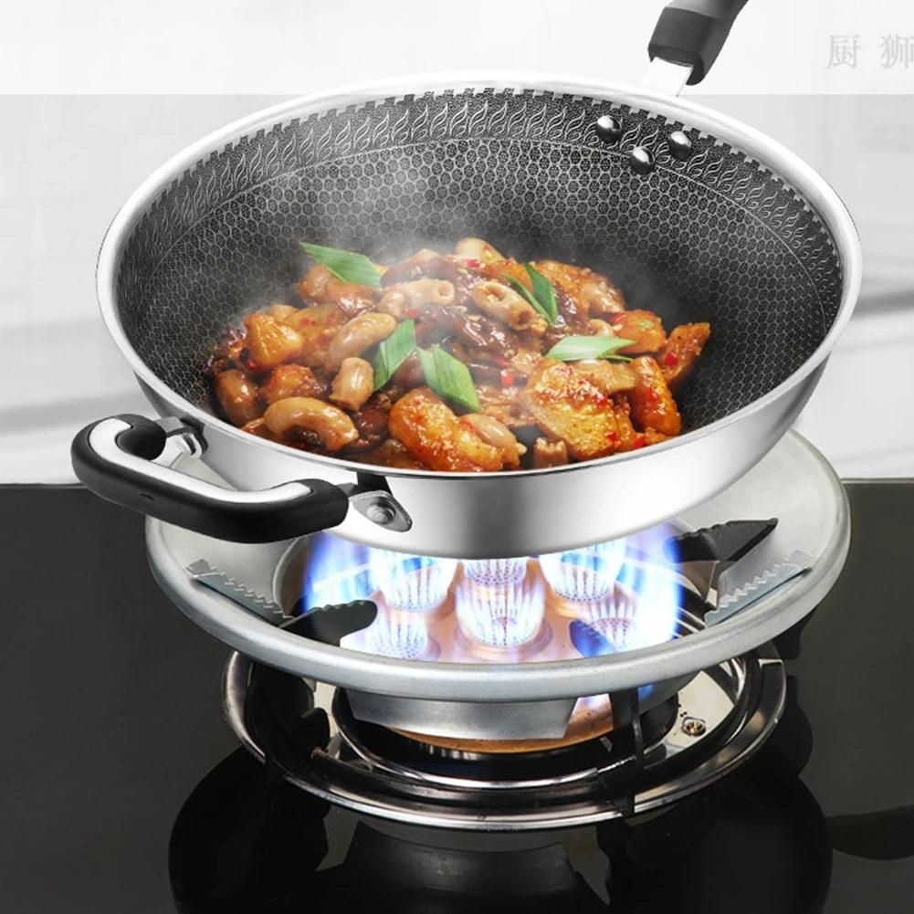 Windproof Gas Stove Energy Saver – Fire Reflection & Windshield Bracket (Pack of 2) - OwnzoKart