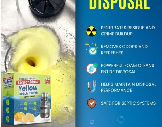 LemonBlast Yellow Bubble Tablets (24pc) - OwnzoKart