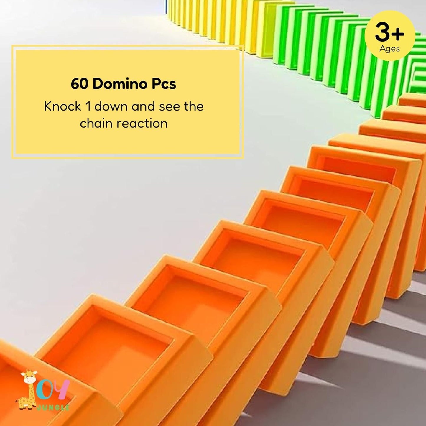 Train Toy Domino Set for Kids BPA Free Plastic with Sound Effects - OwnzoKart