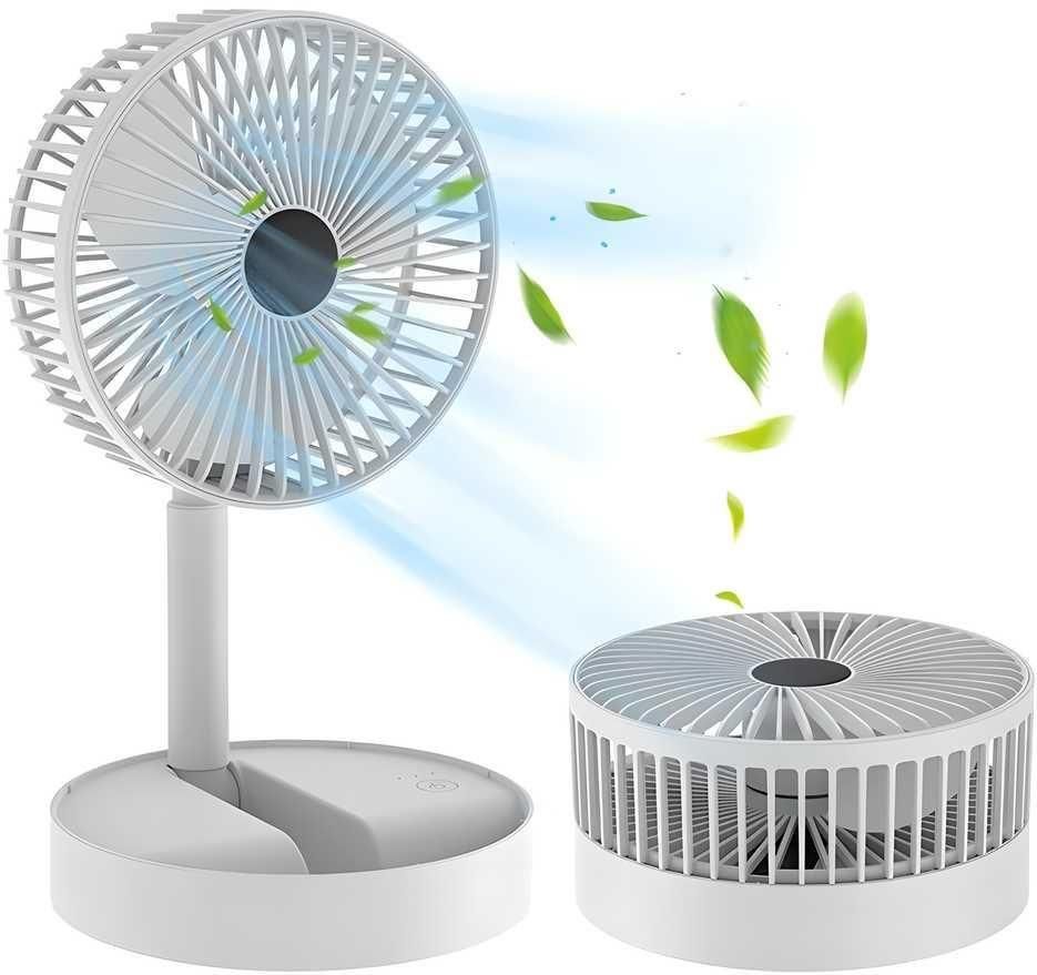 POWERFUL RECHARGEABLE HIGH SPEED TABLE DESK FAN™ – Portable USB Cooling Fan for Home & Office (Lightweight & Compact Design) - OwnzoKart