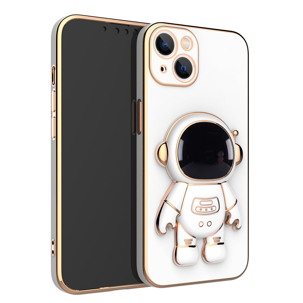 3D Astronaut Phone Case Anti-Drop Electroplating Bracket - OwnzoKart