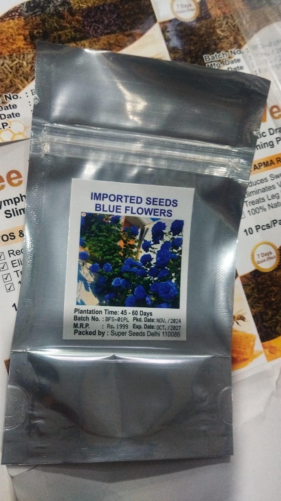 Blue Climbing Rose Seeds - OwnzoKart