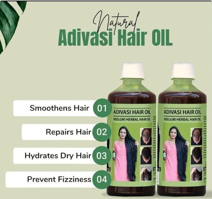 Adivasi Herbal Hair Oil 125ML (Pack of 2) - OwnzoKart