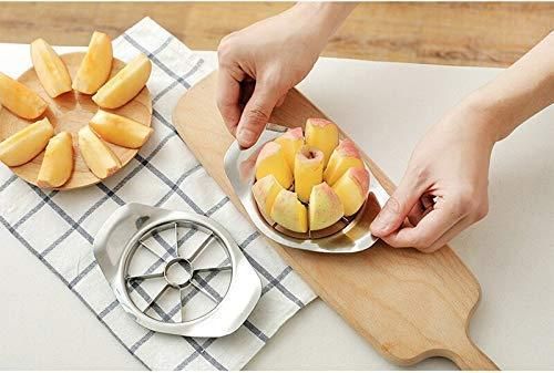 Stainless Steel Apple Fruit Cutter with 8 Blades - OwnzoKart