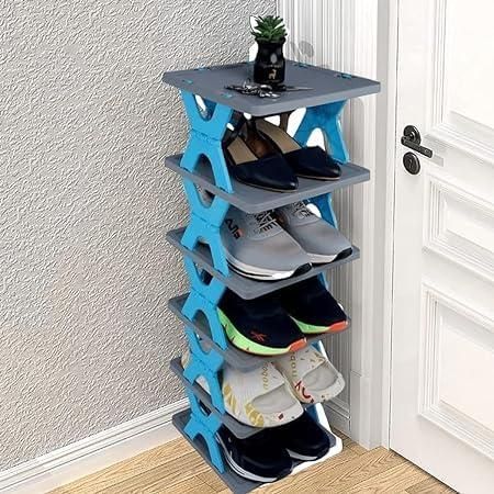 Smart Foldable 5-Layer Shoe Rack - Space-Saving Tier Organizer for Footwear - OwnzoKart