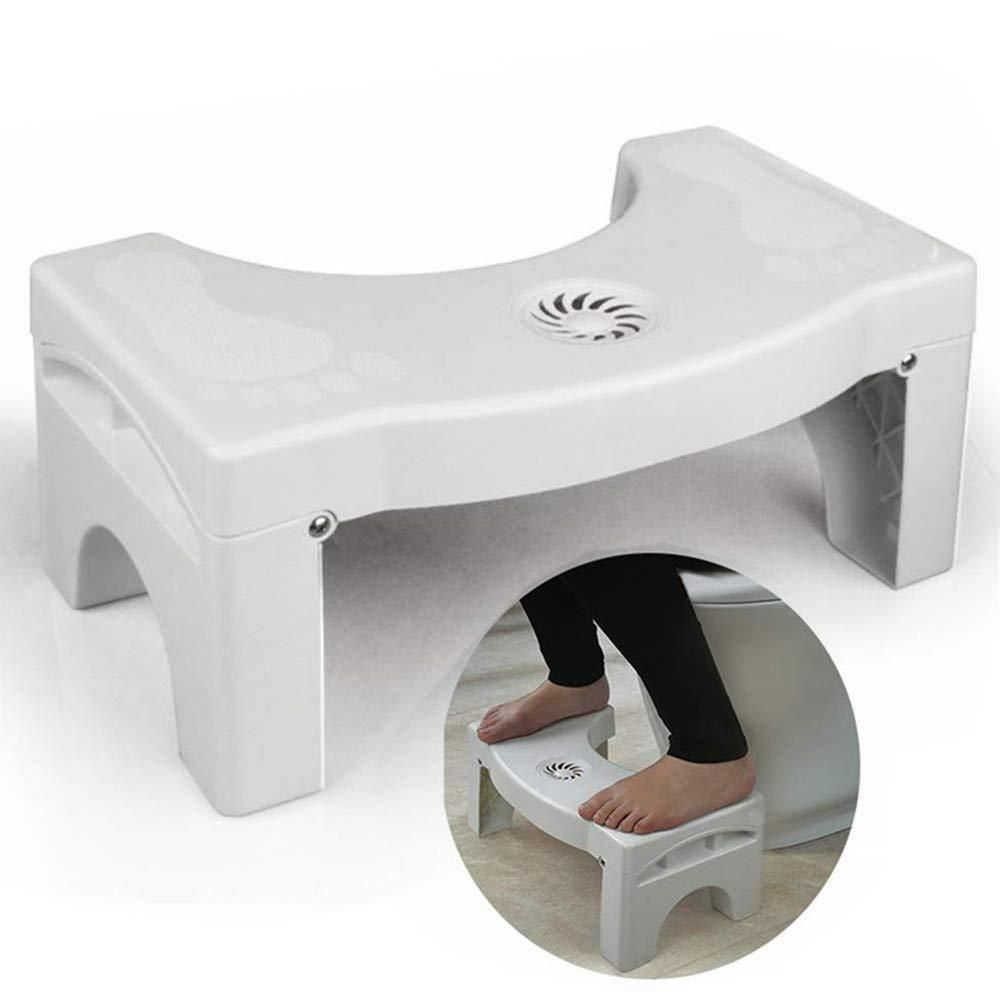 Plastic Foldable Anti-Constipation Potty Training Stool with Air Freshener Slot - OwnzoKart