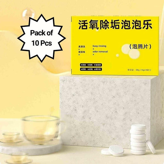 Active Oxygen Descaling Scale Remover,Kitchen Tablets (10 Pcs) - OwnzoKart