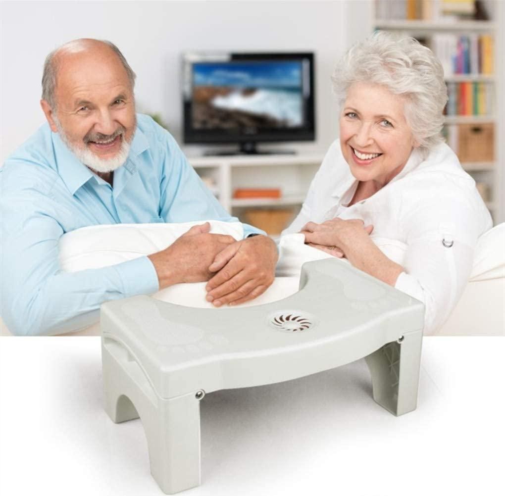 Plastic Foldable Anti-Constipation Potty Training Stool with Air Freshener Slot - OwnzoKart