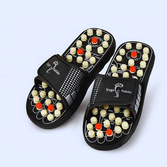 Acupressure and Magnetic Therapy Paduka Slippers for Full Body Blood Circulation For Men and Women - OwnzoKart