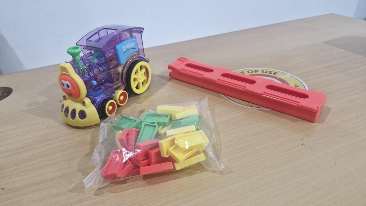Train Toy Domino Set for Kids BPA Free Plastic with Sound Effects - OwnzoKart