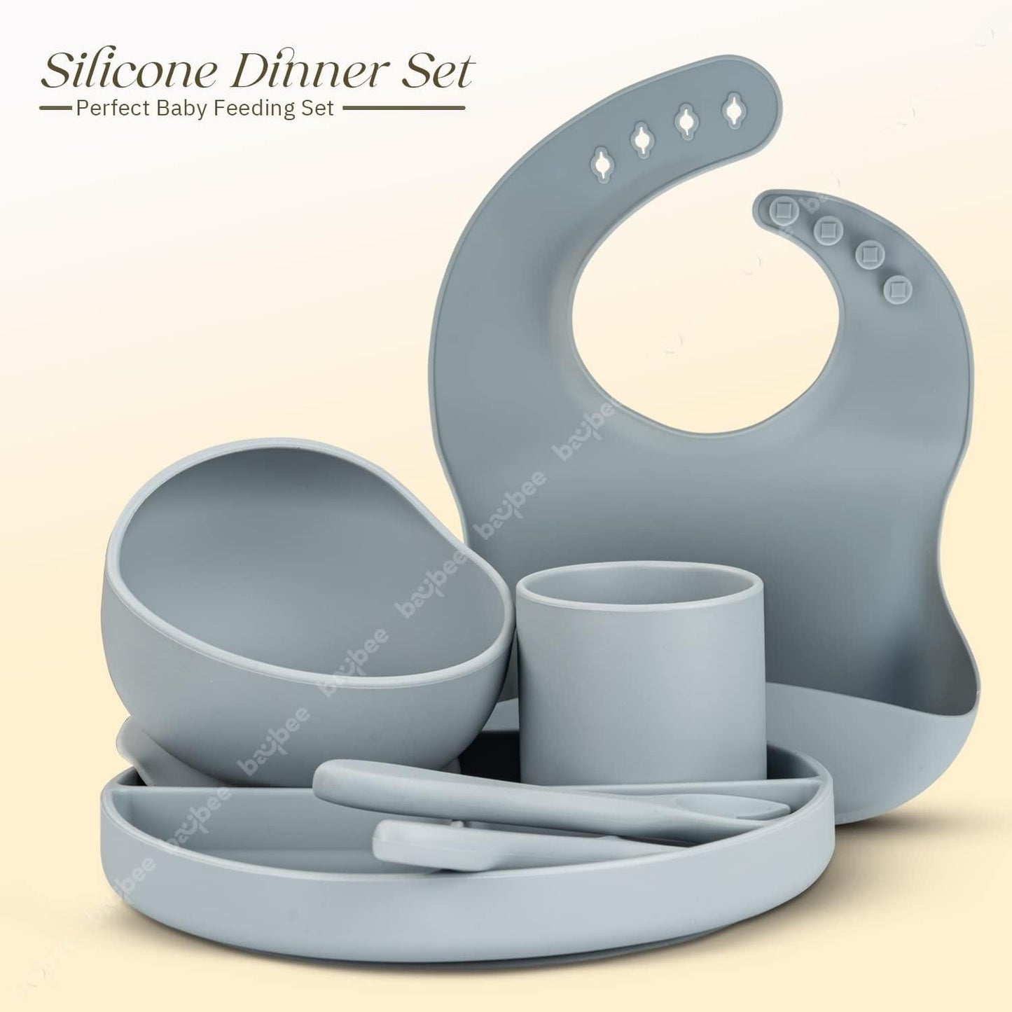 Silicone Baby Feeding Set Of 6 - OwnzoKart