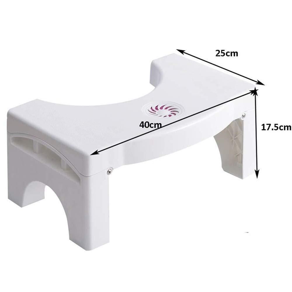 Plastic Foldable Anti-Constipation Potty Training Stool with Air Freshener Slot - OwnzoKart