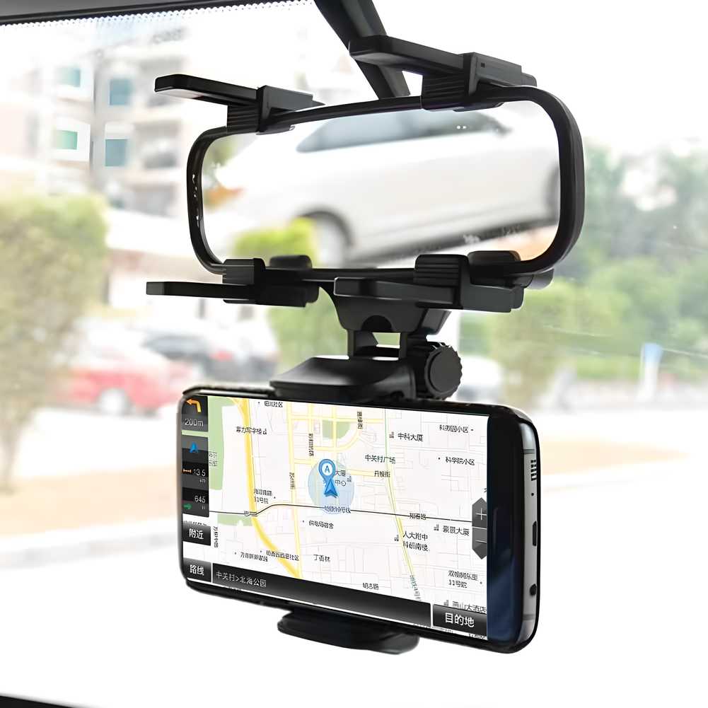 Mirror Mount Truck Auto Bracket Holder Cradle – Durable and Adjustable Accessory for Trucks - OwnzoKart