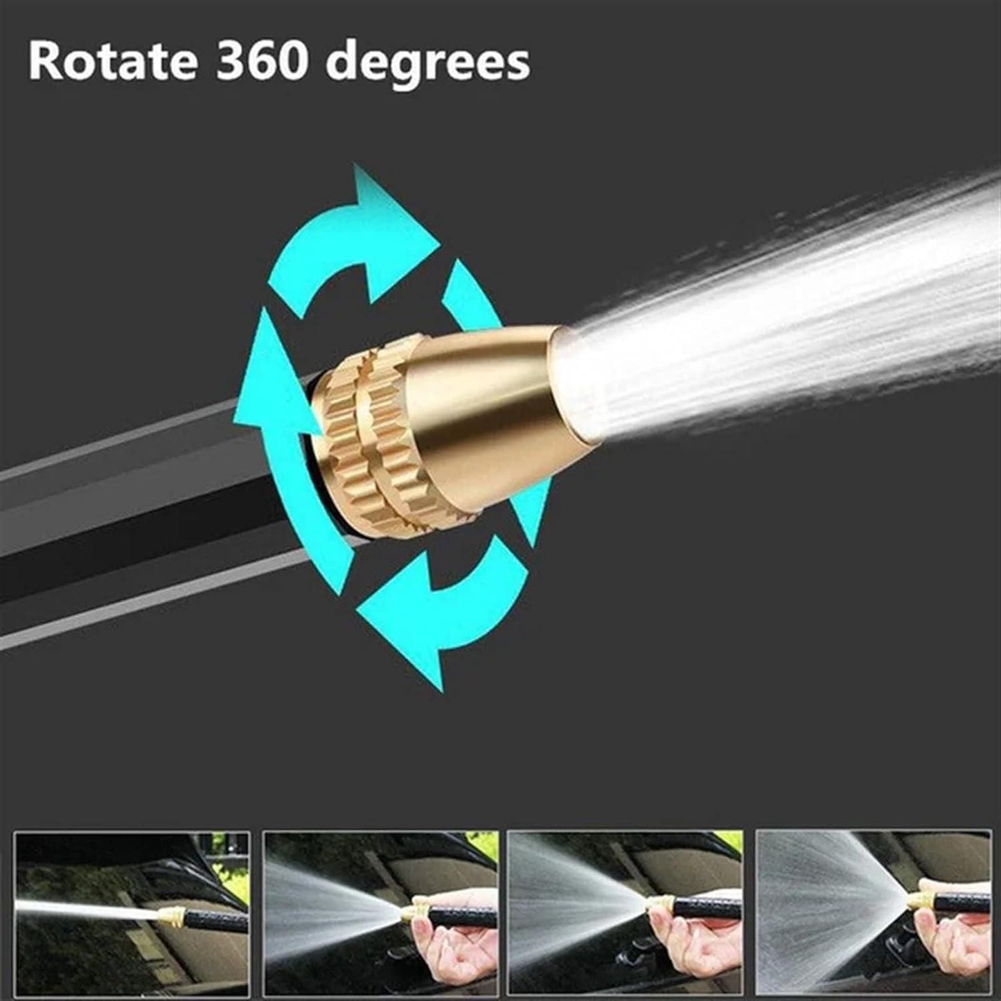 Portable High-Pressure Water Spray Nozzle – Adjustable Garden Hose Sprayer for Efficient Watering - OwnzoKart