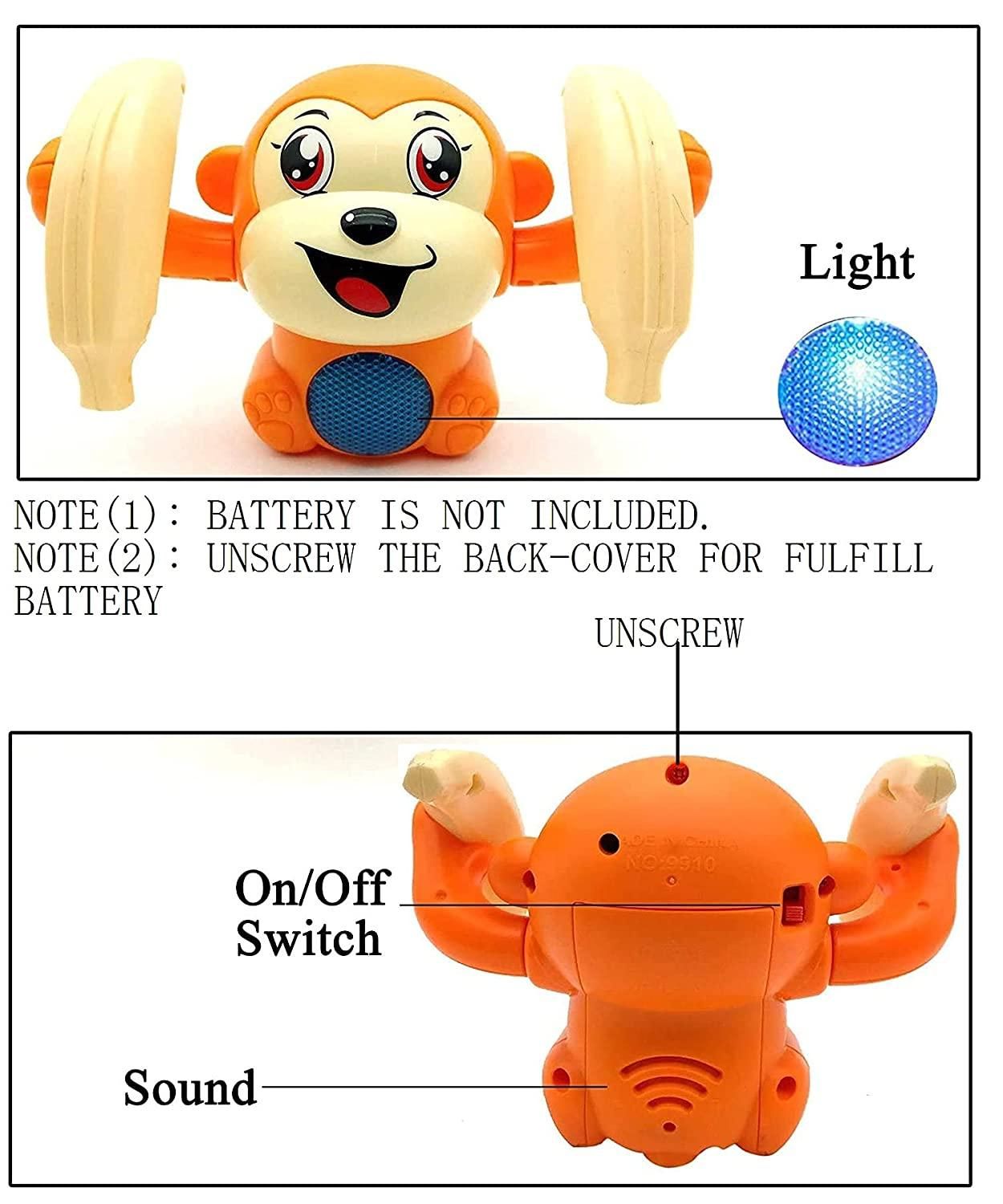 Dancing and Spinning Rolling Doll Tumble Monkey - OwnzoKart