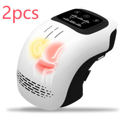 Rechargeable Intelligent Knee Massager with Heat & Vibration | Infrared Therapy Electric Knee Pain Relief Device | Portable Heating Knee Support for Home Use - OwnzoKart