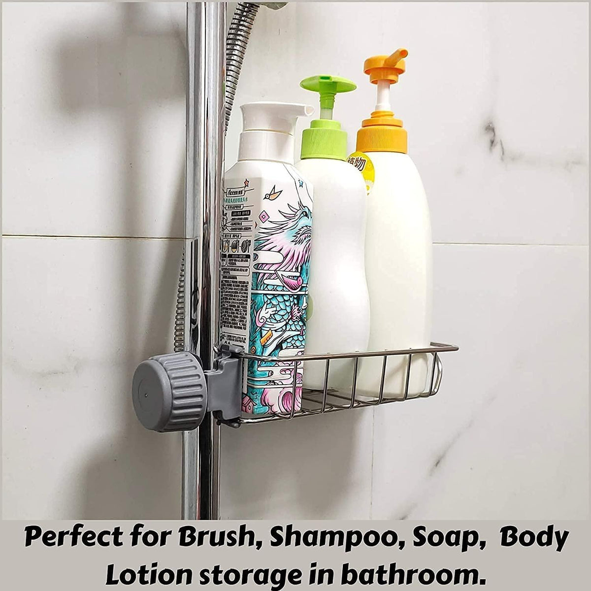 Stainless Steel Kitchen Sink Organizer & Sponge Holder – Silver