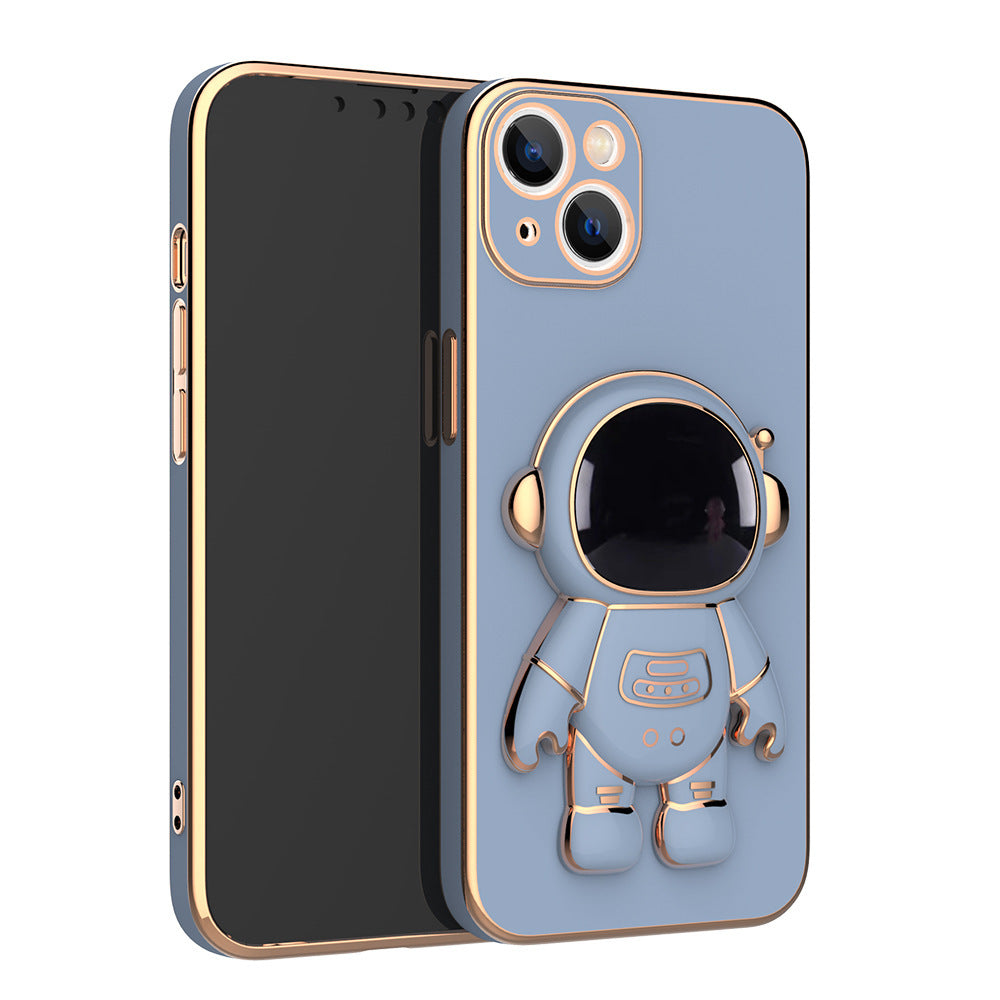 3D Astronaut Phone Case Anti-Drop Electroplating Bracket - OwnzoKart